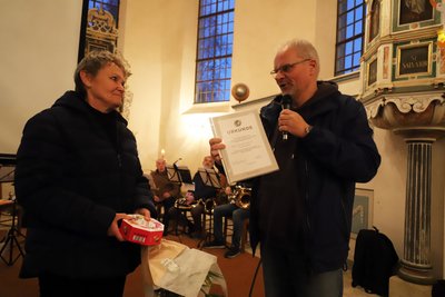 Zum Martinsfest in Niederbobritzsch startete die Aktion „Weihnachten im Schuhkarton 2024“.