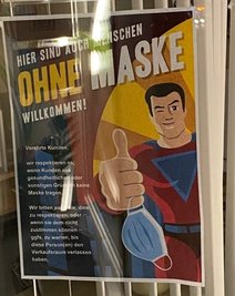 Dieses Plakat war im Herbst an einem Auerbacher Geschäft zu sehen.