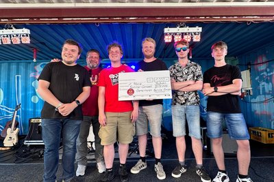 Die Band Disturbed Dreams aus Frankenberg hat beim 4. Sommer-Contest in Roßwein die Siegprämie von 1000 Euro gewonnen.