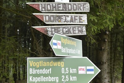 Bad Brambach und seine Umgebung sind ein beliebtes Wandergebiet.
