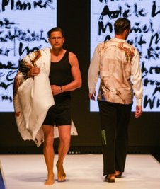 Die neue Kollektion auf der Mercedes Fashion Night. 