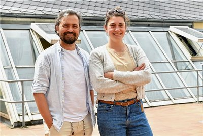 Stephan Bestier und Katharina Landsberg leiten gemeinsam die Sparte Junges Theater des Mittelsächsischen Theaters in Freiberg und Döbeln.
