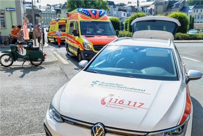 Der Ärztliche Bereitschaftsdienst musste in Lengenfeld nach einem Unfall mehrere Personen behandeln.