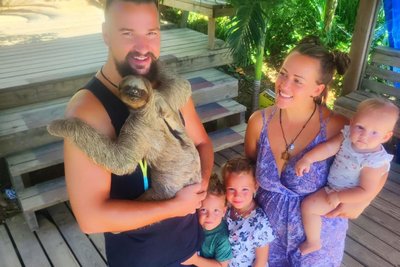 Hautnahe tierische Begegnungen waren für die Familie immer ein Erlebnis.