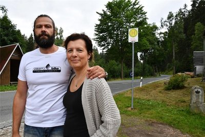 Falk und Yvonne Unger planen an ihrem Wohnhaus in Wiesenhaus einen Radreparaturstützpunkt.