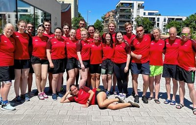 Das Team des SSV Freiberg hatte Grund zur Freude bei den Deutschen Meisterschaften der Masters. 