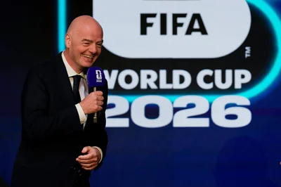 FIFA-Präsident Gianni Infantino bei einer Pressekonferenz zur WM 2026. (Archivbild)