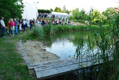 An der „Laguna Gonzalez“ in Großolbersdorf gab es schon die eine oder andere Salsa-Party.