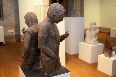Diese Skulptur von Berit Schmidt-Villnow überzeugte die meisten Besucher. Sie erhielt 126 Stimmen.
