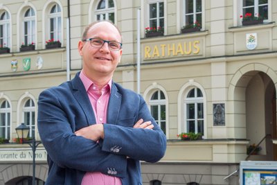 Der Zwönitzer Bürgermeister Wolfgang Triebert warb bei den Stadträten für eine Machbarkeitsstudie.