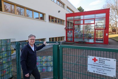 Laut DRK-Geschäftsführer Gerd Gräfe steht der „Wichtelgarten“ nicht zur Disposition.