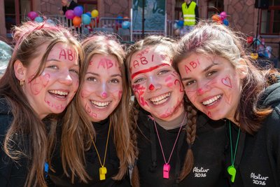 Ida, Emma, Valentina, Josephin (v. l.) sind Abiturienten in Rochlitz.