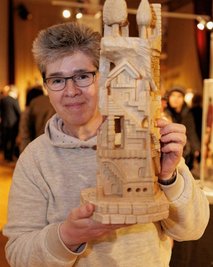 Zu den Ausstellerinnen der Januarschau gehört unter anderem Andrea Märtsch aus Berlin mit ihrer Arbeit "Ansichten und Aussichten". 