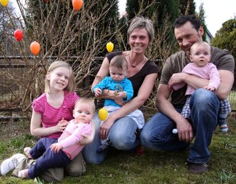Drillings-Familie