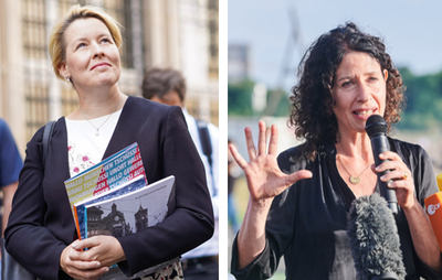 Franziska Giffey (links) und Bettina Jarasch 