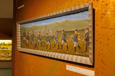 Ausstellung zur Bergwerkskunst in Ehrenfriedersdorf.