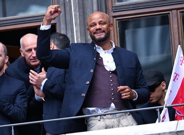 Das Double im Blick: Bayern-Coach Vincent Kompany. (Archivbild)