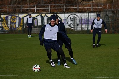 Stets hochmotiviert: Mirnes Pepic im Training am Mittwochvormittag.