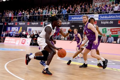 Aher Uguak beim Spiel in Göttingen.