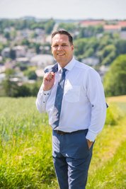 Rico Anton kandidiert zur nächsten Landratswahl des Erzgebirgskreises.