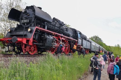 Die Saisoneröffnung auf er Muldentalbahn fand am Himmelfahrtstag 2026 statt.