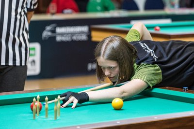 Volle Konzentration: Madlen Weidner in Aktion.
