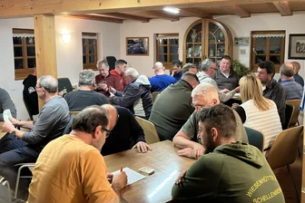 28 Kartenfreunde bei Preisskat in Hennersdorf - Sieg geht an Einheimischen - Beim Preisskatturnier in Hennersdorf waren alle Tische besetzt.
