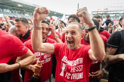 Führte Thun sensationell zum Titel: Mauro Lustrinelli. (Archivbild)