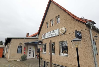 Die Gaststätte am Sportplatz in Siebenlehn wird derzeit umgebaut und saniert.
