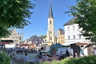 In Stollberg ist das Altstadtfest zwischen Hauptmarkt und Marienpark gefeiert worden.