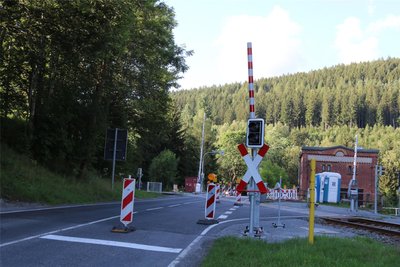 Noch bis einschließlich Freitag rollt kein Zug auf der Bahnstrecke Johanngeorgenstadt-Antonsthal.