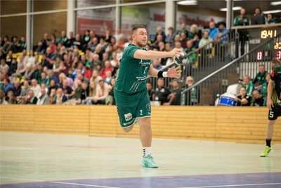 Semir Feka hatte im Duell der HSG gegen Apolda am Siebenmeterstrich keine Nerven gezeigt und verwandelte insgesamt elf Strafwürfe.
