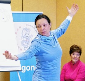 Setzt auf sanfte Bewegungen: Jana Versümer. 