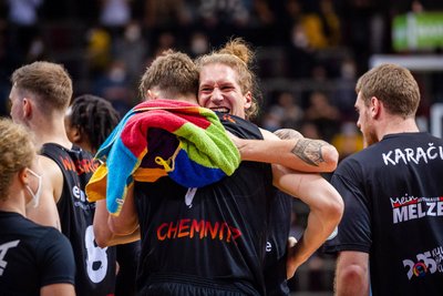 Malte Ziegenhagen spielte von 2016 bis 2022 für die Niners Chemnitz und erlebte die Entwicklung von Jonas Richter hautnah mit.