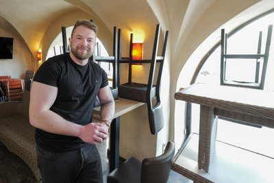 Patric Ebert hat viel vor mit den Gasträumen in einem der ältesten Häuser am Platz.