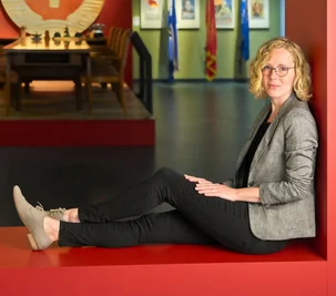 Museumsdirektorin Dr. Uta Bretschneider ist in Burgstädt geboren und in Mühlau aufgewachsen.