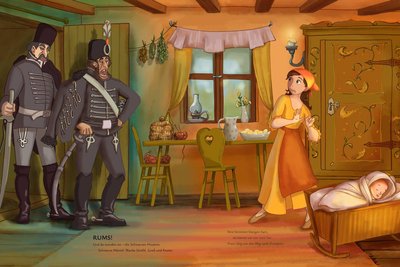 Die Illustrationen zum Kinderbuch gestaltete Katharina Siebenborn, die schon für „Lauras Stern“ arbeitete.