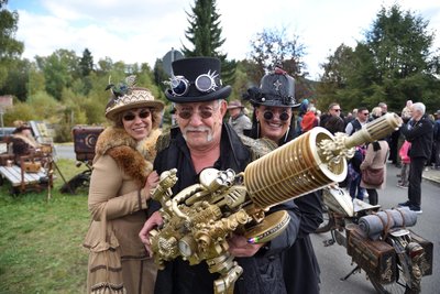 Etwas mehr als 2000 Besucher lockte das 4. Zeitreisefest ins Vogtland.