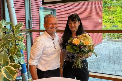 Die neue CDU-Kreischefin Ines Saborowski und ihr erster Stellvertreter Tino Fritzsche. 