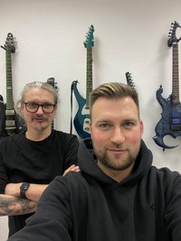 Autor und Meister: Gladsome-Selfie nach der Podcast-Aufnahme mit Tim Hofmann