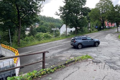 Mancher Autofahrer musste am Mittwochmorgen angesichts der Sperrung umkehren.