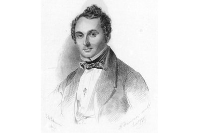 Albert Lortzing auf einer zeitgenössischen Darstellung.