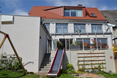 Der Neubau des Wohnhauses Am Mühgraben 10 in der Freiberger Altstadt wurde 2020 mit dem Architekturpreis ausgezeichnet.