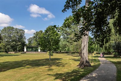 Die Ruhe vor dem Sturm: Der Gründelpark verwandelt sich am Sonntag zum Mekka für Familien mit Kindern.