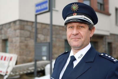 Marcus Schubert leitet das Polizeirevier in Werdau.