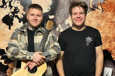 Pascov, das ist Pascal Meyer (l.). Gemeinsam mit Pascal Fläschendräger tritt er am Samstagabend beim Bergstadtfest in Freiberg auf.