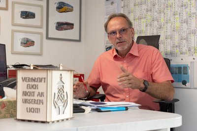 Busunternehmer Udo Burkert hat eine Lichterfahrt durchs Sehmatal für den 29. November angemeldet.