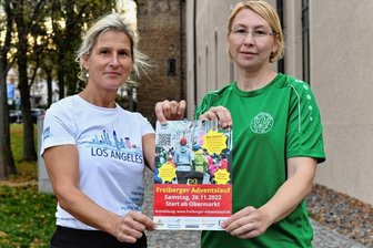 29. Adventslauf steht in den Startlöchern - Die Weihnachtszeit steht vor der Tür, und damit auch der traditionelle Freiberger Adventslauf. Bei den Organisatoren um Susan Vergöhl (l.) und Andrea Strahl laufen die Vorbereitungen für die 29. Auflage auf Hochtouren.