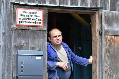 ...und Landwirt Danilo Körner gaben wie viele andere Einwohner bei der Präsentation des Ortes ihr Bestes.