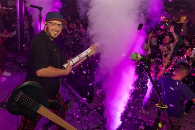 Die Band Simultan sorgte in Werda für Stimmung.